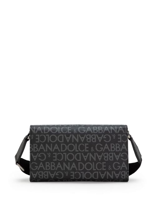 Coated jacquard crossbody bag DOLCE&GABBANA | BM2332AJ7058B969